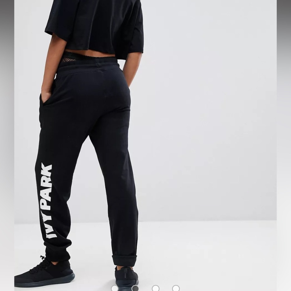 IVY PARK Sweatpants Blended Cotton French Terry Joggers size M